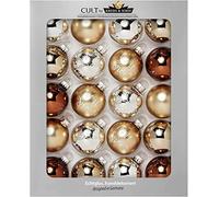 (TG. 20er Set (5, 7cm Ø Durchmesser)) Krebs & Sohn Set di 20 palline per albero