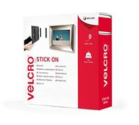 (TG. 20mm x 25m) VELCRO Brand Nastro riapribile adesivo 20mmm x 25m Nero - NUOVO