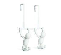 (TG. 21.6 x 15.2 x 7 cm) Umbra Buddy Gancio Doppio da Appendere al Bordo Superio