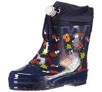 (TG. 21 EU) Playshoes Stivali corti in gomma Animali della foresta foderati in g