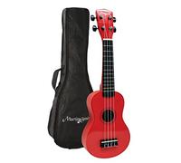 (TG. 21" Full Size Soprano) Martin Smith Soprano Ukulele Con Ukulele Bag - Red -