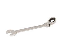 (TG. 21 mm) Silverline 589698, Chiave combinata a cricchetto con testa flessibil