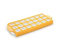 (TG. 21 Pezzi) Tescoma 630878 Delicia Stampo per Raviolini Tondi, Plastica, Gial