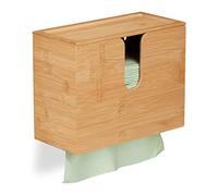 (TG. 21 x 27 x 13 cm) Relaxdays Distributore Asciugamani Carta da Parete, Salvie