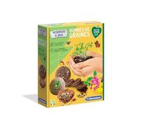 (TG. 21 x 6.5 x 25.2cm) Clementoni- Scienza Bombe di Semi-Play for Future scient