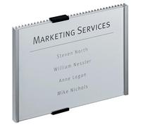 (TG. 210 x 148,5 mm (BxH)) DURABLE 480523 - Info Sign, targa fuoriporta, allumin