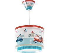 (TG. 210 x 265 x 265) DALBER - Hanging lamp Police - 60612, led, plastica, blu -