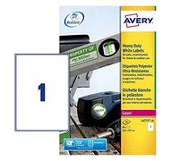 (TG. 210 x 297) Avery L4775-20- Set di Etichette per Identificare Cavi Elettrici