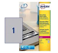 (TG. 210 x 297) Avery L6013-20- Set di Etichette per Identificare Cavi Elettrici