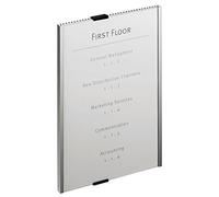 (TG. 210 x 297 mm) Durable 480623 - Info Sign, Targa Fuoriporta, Alluminio e Acr