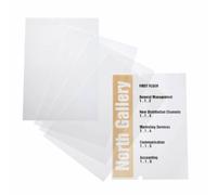 (TG. 210 x 297 mm) Durable 483519 - Crystal Sign Refill, Fogli Traslucidi Microp