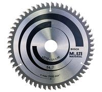 (TG. 210 x 30) Bosch 2608640511 Lama Circolare Multi-Material, 210 x 30, 54D - N