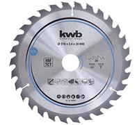 (TG. 210 x 30) kwb Lama circolare 210 x 30 mm, taglio rapido, lama adatta per le