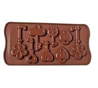 (TG. 21x10.5x1 cm) Silikomart 22.133.77.0065 Stampi, Silicone, Marrone - NUOVO