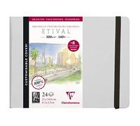 (TG. 21x14,8 cm) Clairefontaine 975445C - Taccuino cucito carta da disegno Etiva