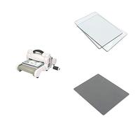 (TG. 22,2 x 15,5 x 0,3 cm) Sizzix Big Shot Machine Bundle, Tamponi da Taglio Sta
