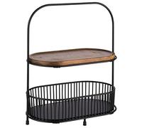 (TG. 22,5 x 16,5 cm, H: 6,5 cm) APS Etagère/scaffale da portata a 2 ripiani con