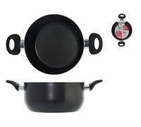 (TG. 22 cm) Home in Rombo Home Casseruola Antiaderente 'Maitre' 2 Manici Cm22 Pe