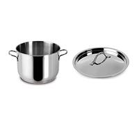 (TG. 22 cm) Lagostina 010715020422 Every Pentola, Acciaio Inox, Diametro 22 Cm,