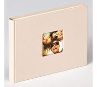 (TG. 22 x 16 cm) Walther Design, Album Foto Da Incollare Fun, Beige (Sabbia), 22