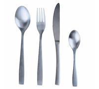 (TG. 22 x 2 x 0,5 cm) Set 16 posate in acciaio inox 18/0 satinato, Manhattan - N