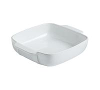 (TG. 22 x 22 cm) Pyrex 8013109,0 Firma-Piatto in Ceramica, Quadrato, in Grès, 2