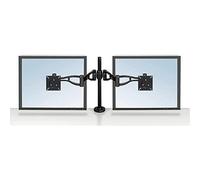 (TG. 22" x 4.4" x 38.8") FELLOWES 8041701 Piedini mobili per Monitor e LFD, Nero