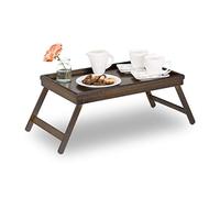 (TG. 22 x 64 x 31 cm) relaxdays 10023235 Tavolino con Gambe Richiudibili Colazio
