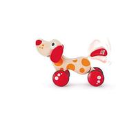 (TG. 22 x 9,2 x 16,2 cm) Hape E0347 - Cagnolino Multi Pose - NUOVO
