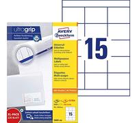 (TG. 220 Blatt, 3300 Etiketten) Avery Etichette autoadesive multiuso 200 fogli 7