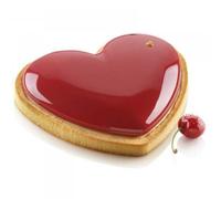 (TG. ø220 MM) Silikomart Kit TARTE Mon Amour crostate, Silicone - NUOVO