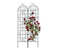 (TG. 220 x 50 cm) Relaxdays Grigliati per Rampicanti, Set da 2, HxL 220 x 50 cm,