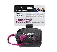 (TG. 220x80x50 cm) Ferrino Pro Liner Mummy, Sacco Lenzuolo Uomo, Blu, 220x80x50