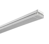 GARDINIA Set Completo per Tende a Pannello, Emia, Binario a 3 Vie, Scorrimento a Destra, Accessori Inclusi, Estensibile, 225-335 cm, Alluminio