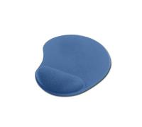 (TG. 225L x 180l mm) Ednet Mouse Pad Con Hand Pad, Blu - NUOVO