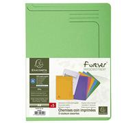 (TG. 22x31) Exacompta Iderama A4 Elasticated Forever Slip File, 290gsm, A4 - Col