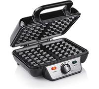 (TG. 23,7 x 25,6 x 9,6 cm) Tristar WF-2195 Cialdiera per Waffle, Acciaio Inossid