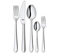 (TG. 23.8 x 17.2 x 4 cm) Silit Set di Posate 30 Pezzi per 6 Persone Midi Cromino