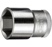 (TG. 23x24x40 mm) Gedore inserto per chiave a bussola 19 DIN3124, 1/2 pollici, q