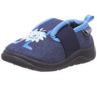(TG. 24/25 EU) Playshoes Ciabatte -Mostri, Pantofole Bambino, Blu Jeansblau 3, 2