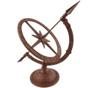 (TG. 24.5 x 32 x 38.5 cm) Esschert Design - Meridiana da Tavolo con piedistallo,