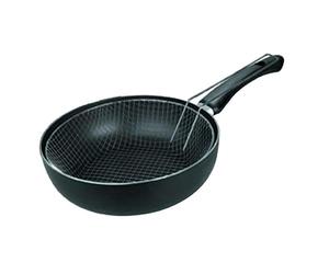 (TG. 24 cm) 410.624 friggitrice con cestello Ibili induzione 24 Centimetri in Al
