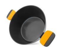 (TG. 24 cm) Fackelmann Casseruola in alluminio forgiato Ø24 x 11.5 cm, rivestim