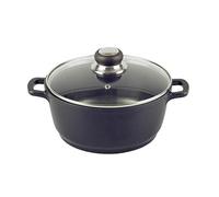 (TG. 24 cm) Karl Krüger 22024D padella 3,5 L Rotondo Nero - NUOVO
