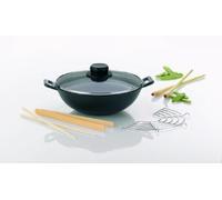(TG. 24 cm) kela 77747 Set Wok miniI, 24 cm, 5 Pezzi - NUOVO