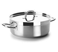 (TG. 24 cm) Lacor 54024s - Pentola senza coperchio, diametro 24 cm Chef Luxe - N