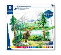 (TG. 24 crayons) Staedtler 146 C design Journey - Scatola Metallo 24 Matite di