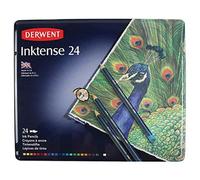 (TG. 24 matite) Derwent Inktense Watercolour Matite Idrosolubili in Scatola di M