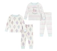 (TG. 24 mesi) Huggies Little Hugs Huggies Snug Sleep Set (4-Pieces) Pajama, Pink
