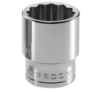 (TG. 24 mm) Facom FCMS24 - Chiave a bussola, bocca poligonale, attacco 1,2 cm -